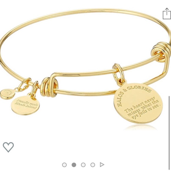Halos & Glories Initial “S” Expandable Bangle Bracelet NWT - Picture 5 of 7